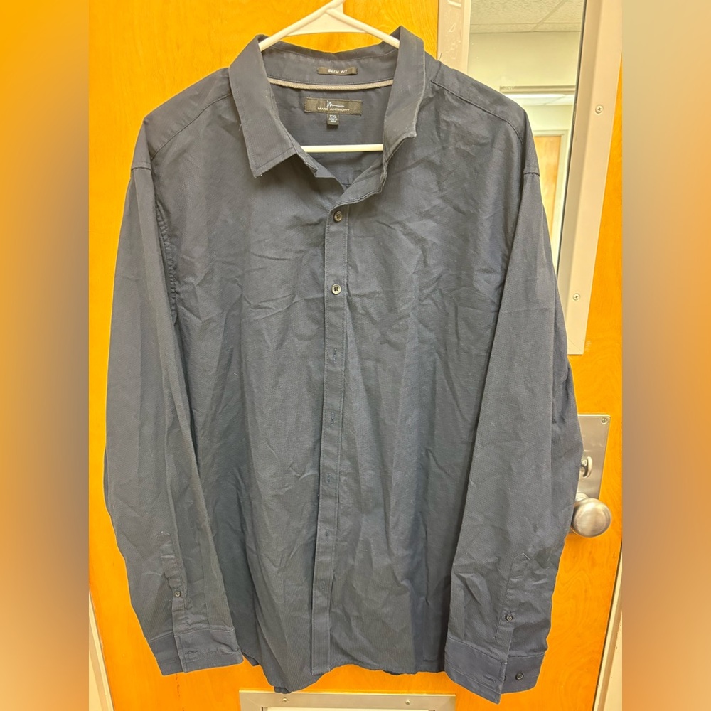 Marc Anthony Black Slim Fit Shirt